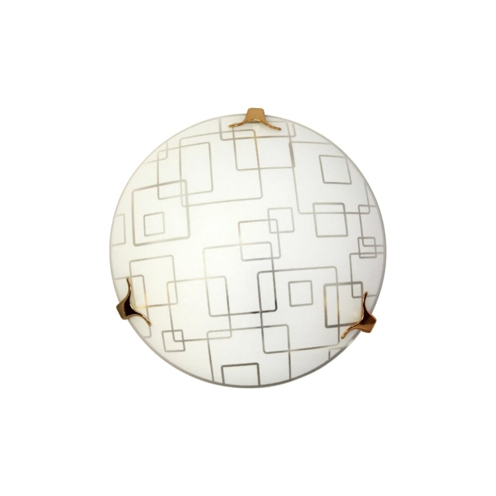 Изображение товара Настенно-потолочный светильник ЭЛЕТЕХ Оазис 250 НПБ 01-60-130 М15 белый золото