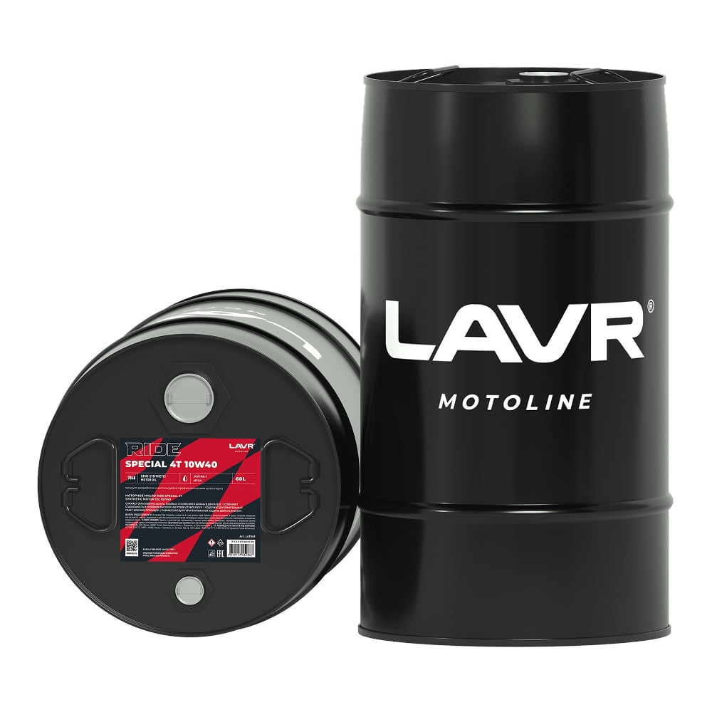 Изображение товара Моторное масло MOTO RIDE SPECIAL 4T 10W40 SN 60 л синтетика