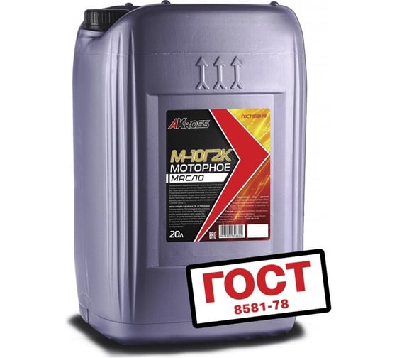 Изображение товара Масло моторное минеральное AKross М-10Г2К 20 л AKS0048MOM