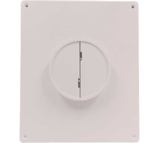 Изображение товара Площадка торцевая пластиковая с обратным клапаном и фланцем 205x240 мм, 120 мм ВИЕНТО 120П-ОК