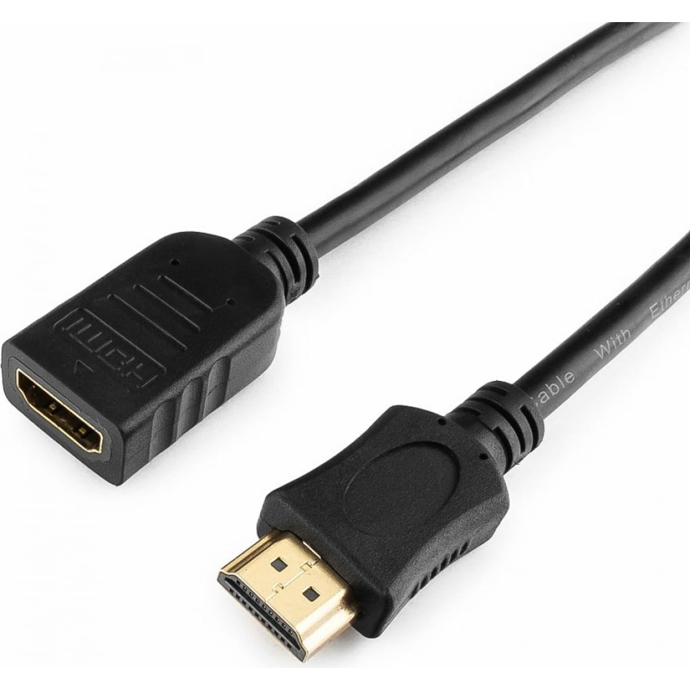 фото Удлинитель кабеля cablexpert hdmi, 1.8м, v2.0, 19m/19f, черный cc-hdmi4x-6