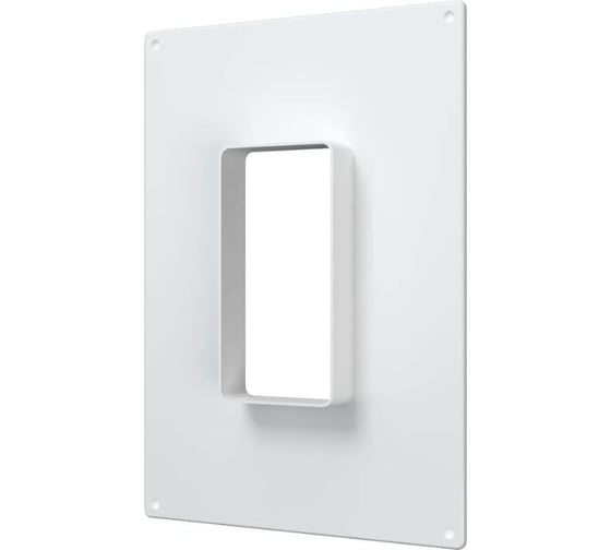 Изображение товара Площадка торцевая пластиковая вертикальная 205x240 мм, фланец 60x120 мм ВИЕНТО 612ПВ