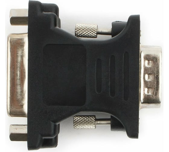 Изображение товара Переходник Cablexpert VGA-DVI-I15M/25F пакет A-VGAM-DVIF-01 черный