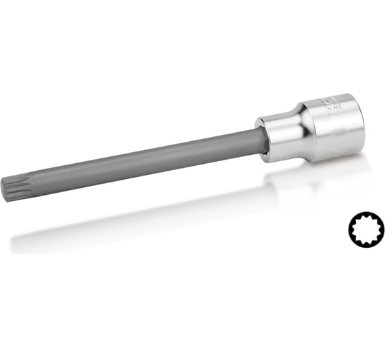 Изображение товара Головка удлиненная с насадкой SPLINE M10, 1/2" DR, 140 мм TOPTUL BCMD1610