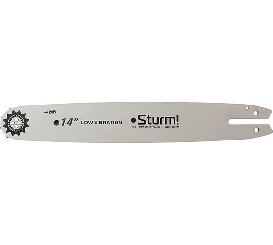 Изображение товара Пильная шина 35 см, 3/8", 1.3 мм, 50 звеньев Sturm SB1450380St