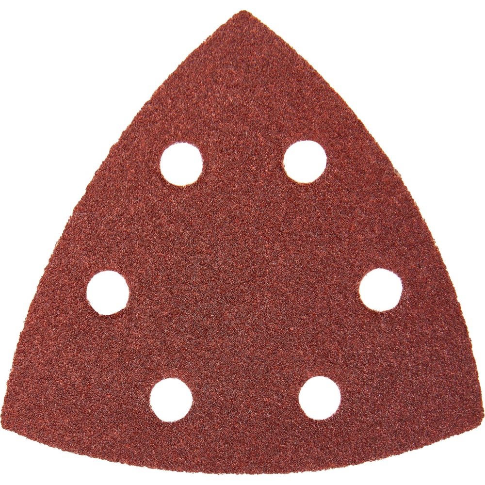Изображение товара Шлифлист треугольный P100 Elitech, 5 шт, дельтавидная форма