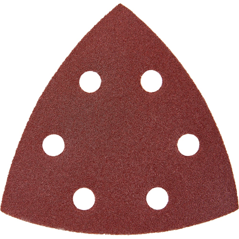 Изображение товара Шлифлист треугольный Elitech P120 93x93 мм с липучкой (5 шт)
