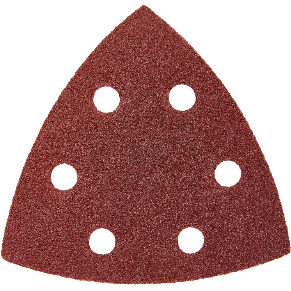 Изображение товара Шлифлист треугольный P80 5шт Elitech 1820.157000 универсальные