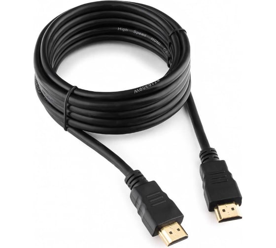 Изображение товара Кабель Cablexpert HDMI v2.0, 19M/19M, 3.0м, медь, черный, позолоченные разъемы, экран, пакет CC-HDMI4-10