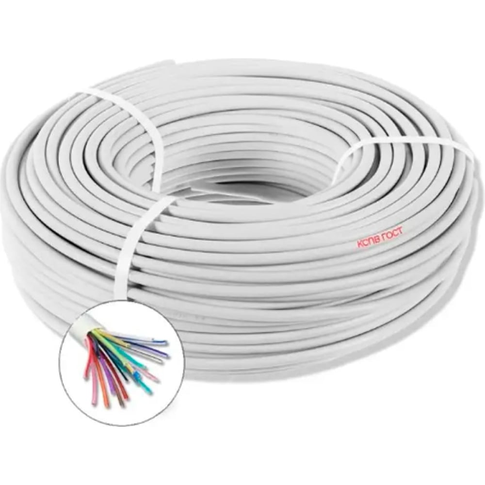 Изображение товара Кабель для пожарной и охранной сигнализации ПРОВОДНИК КСПВ 20x0.4 мм2 10м