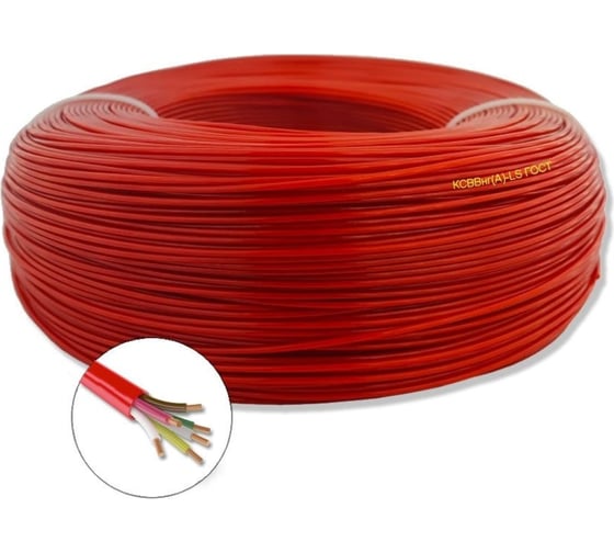 Изображение товара Кабель для пожарной и охранной сигнализации ПРОВОДНИК КСВВнг(A)-LS 20x0.5 мм2, 5м OZ68052L5