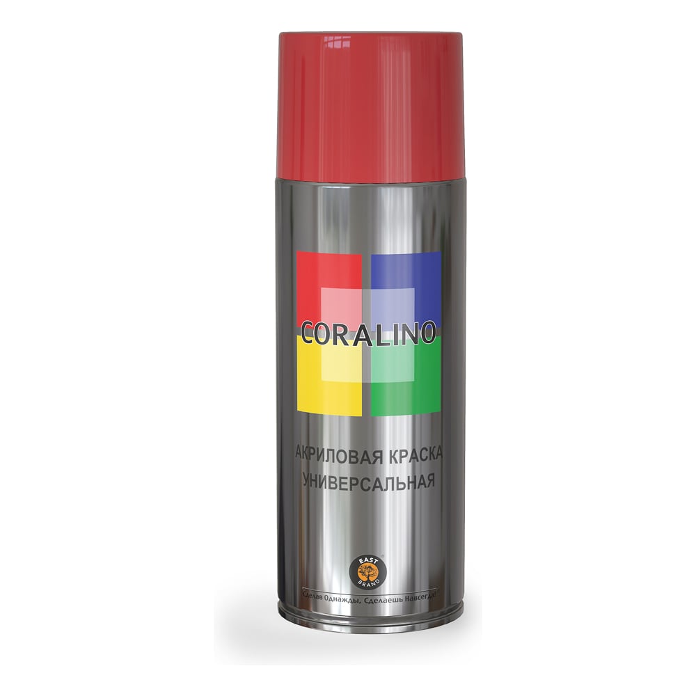 Изображение товара Аэрозольная краска CORALINO RAL3020 Светофорно-Красный быстросохнущая, глянцевая