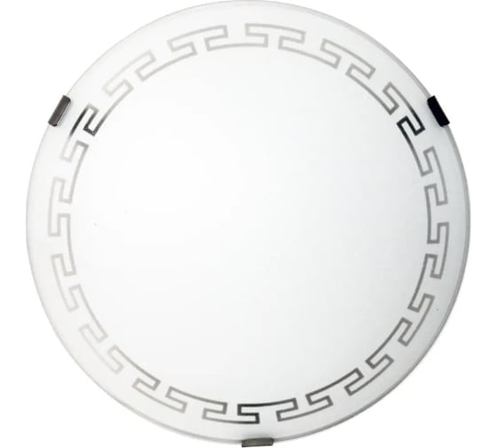 Изображение товара Светильник настенно-потолочный ЭЛЕТЕХ Этруска 250 НПБ 01-60-130 М15 матовый белый /кл.штамп металлик [ИМ] 1005206095