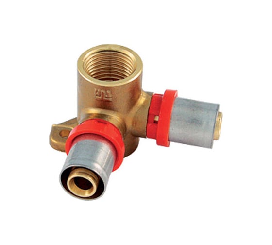 Изображение товара Водорозетка TIEMME пресс-В проходная h 52 мм, 20x1/2"x20 1650171