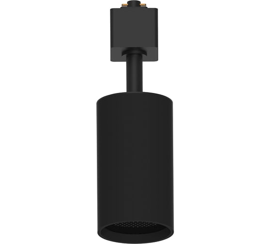 Изображение товара Трековый светильник FERON al198 однофазный на шинопровод под лампу gu10, черный с антибликовой сеточкой, 48940