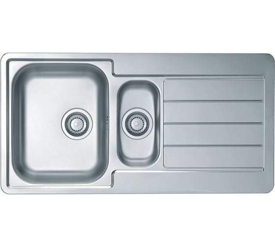 Изображение товара Мойка ALVEUS LINE 10 NAT-90 980х500 мм, 1+1/2 в комплекте с сифоном 1130555 1064281