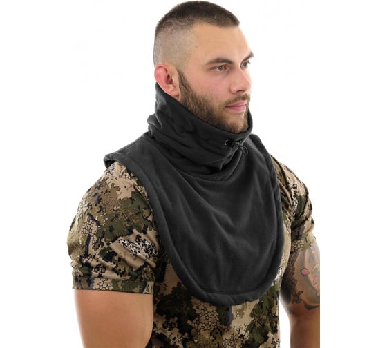 Изображение товара Манишка флисовая Grayling черный, р-р L 4610097030017