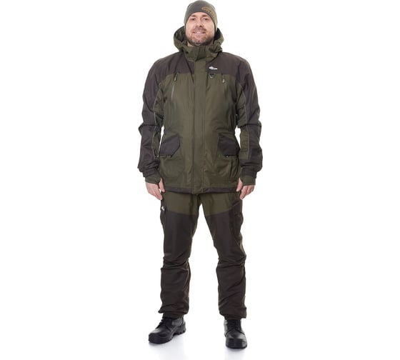 Изображение товара Костюм для рыбалки демисезонный GRAYLING Скат темный хаки, р-р 60-62, рост 170-176 4610097068256