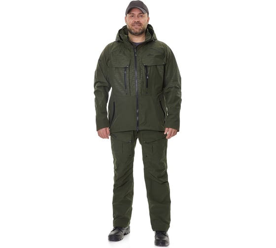 Изображение товара Костюм для рыбалки GRAYLING Тугур хаки, р-р 52-54, рост 170-176 4610097069079