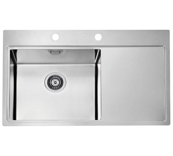 Изображение товара Мойка ALVEUS PURE 50L KMB-90 860х525 мм, 1X левая, в комплекте с сифоном 1127252 1103652