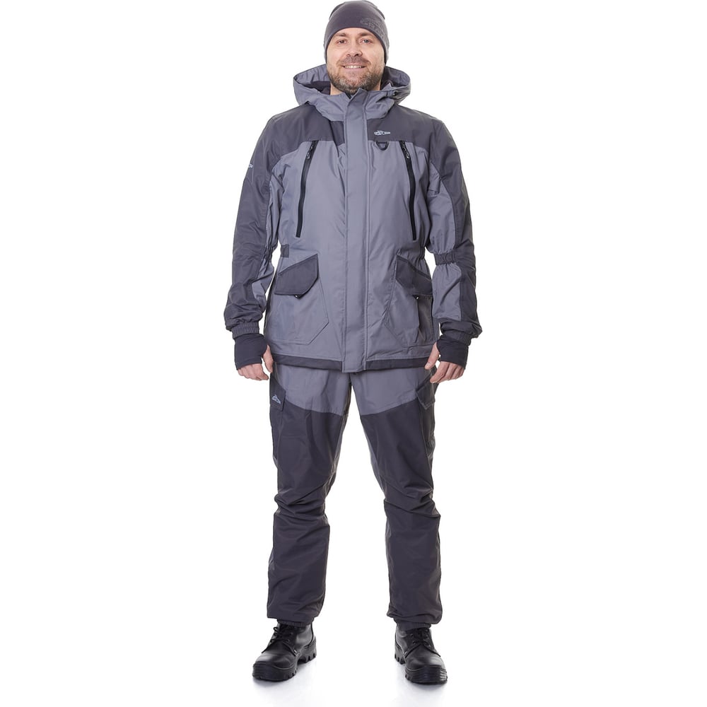 Изображение товара Костюм для рыбалки демисезонный GRAYLING Скат серый 68-70