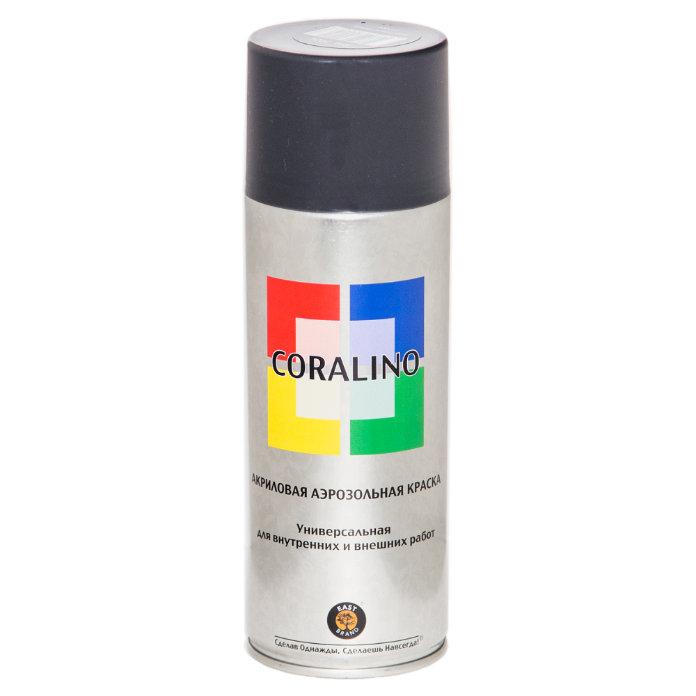 фото Аэрозольная краска coralino ral7024 графитовый серый с17024