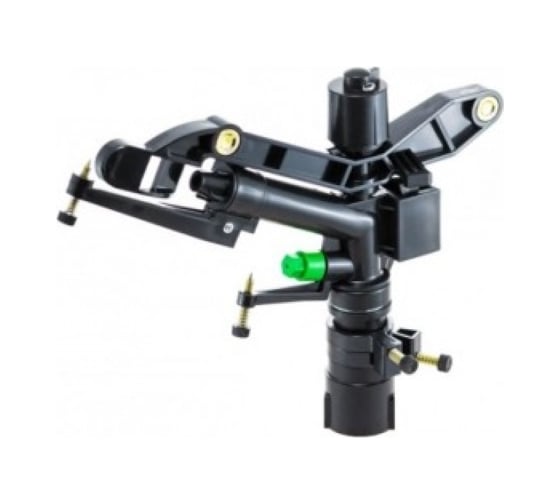 Изображение товара Спринклер импульсный секторный Green Helper ABC пластик, резьба 1 внут, рабочее давление 3-5 бар, радиус 13-20м, расход воды 2100-2800 л/ч RS1215