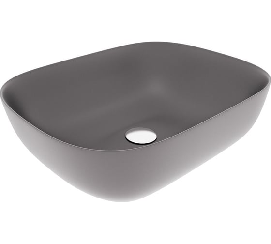 Изображение товара Раковина Teymi Solli 50 artceramic, накладная, Графит Матовая T50391 ЦБ-00269462