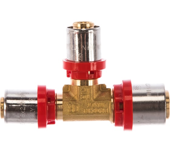 Изображение товара Тройник Tiemme пресс, 20x16x16 1650019