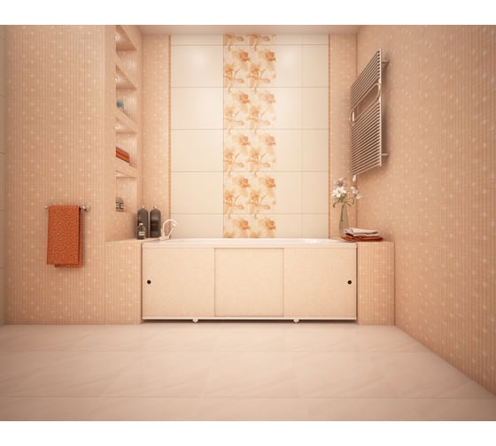 Изображение товара Экран под ванну Метакам Премиум А кремовый тт 1,68 ЭПS_003706 4607062695425