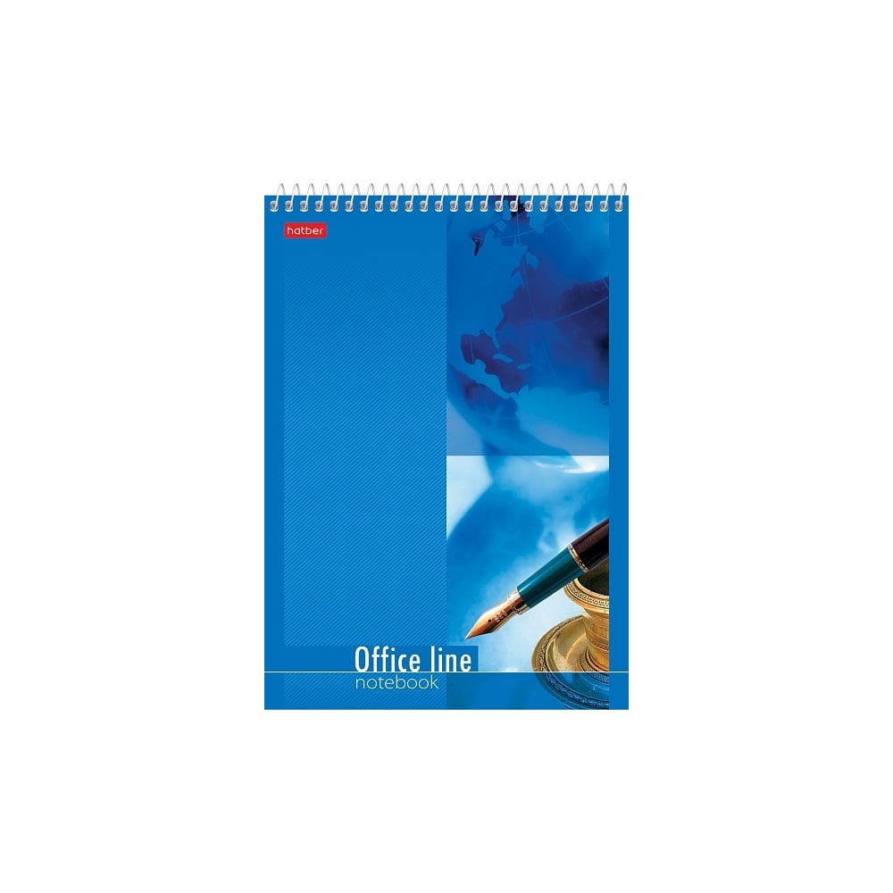 Изображение товара Блокнот HATBER 60 листов А5 клетка с мягкой обложкой и пружинным переплетом