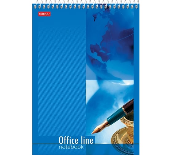 Изображение товара Блокнот HATBER 60 листов А5 клетка обложка мелованный картон УФ-лак жесткая подло 64 шт 004824