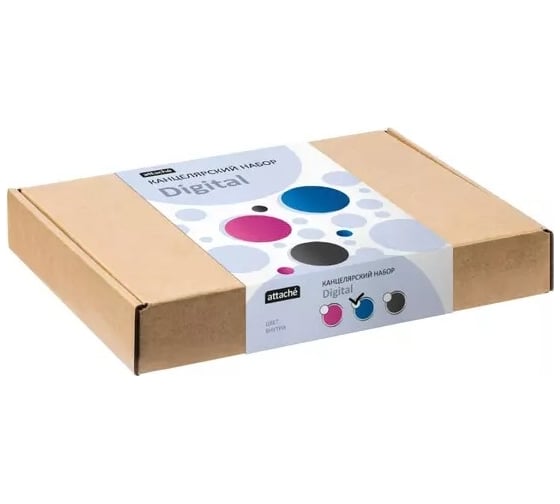 Изображение товара Набор канцелярский подарочный Attache Digital синий 1852455