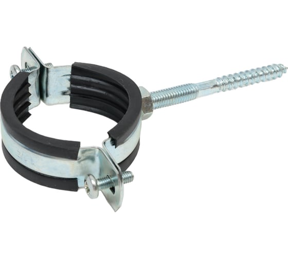 Изображение товара Хомут металлический КОНТУР  (1 1/2") 48-52 со шпилькой и дюбелем 140909048510