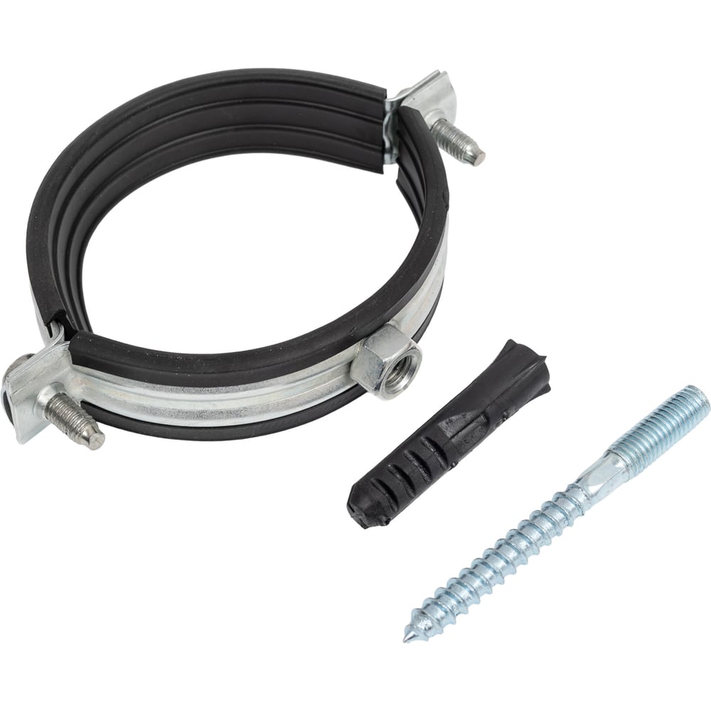 Изображение товара Хомут металлический КОНТУР (2 1/2") 74-80 со шпилькой и дюбелем 140909074710