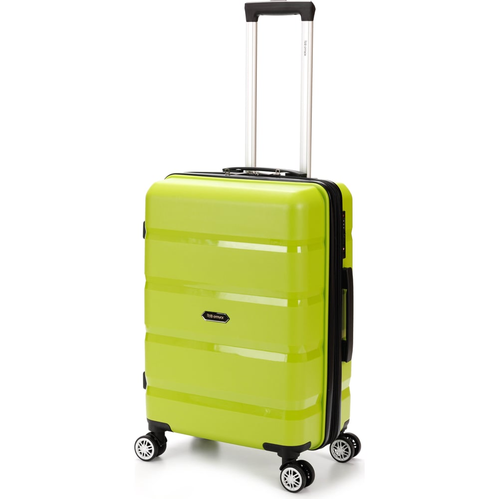Изображение товара Чемодан Torber В Отпуск салатовый полипропилен 55 л легкий и прочный