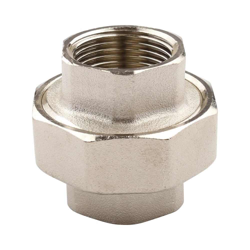 Изображение товара Разъемное соединение TIEMME ВВ 1 с коническим уплотнением 1F-1F никелированная латунь