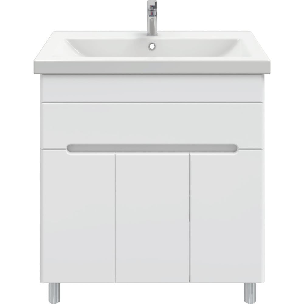 Изображение товара Тумба напольная Sanstar Модена 80 с раковиной Como 80 современный комплект