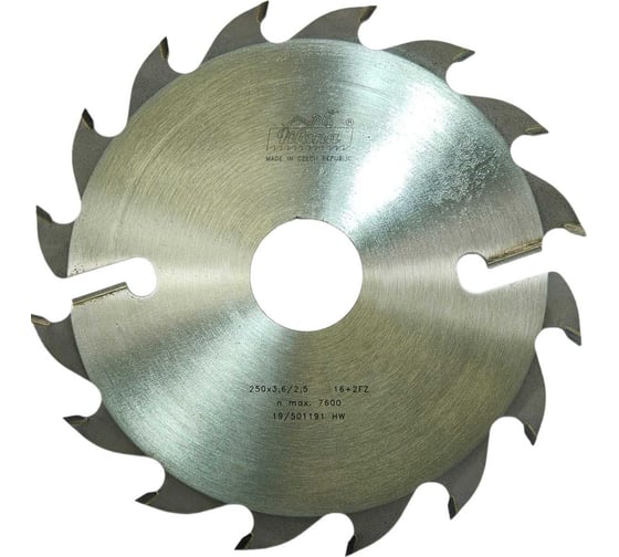 Изображение товара Диск пильный по дереву НМ 250x3.6/2.5x50 мм, 16+2 94FZ Pilana CT00600013