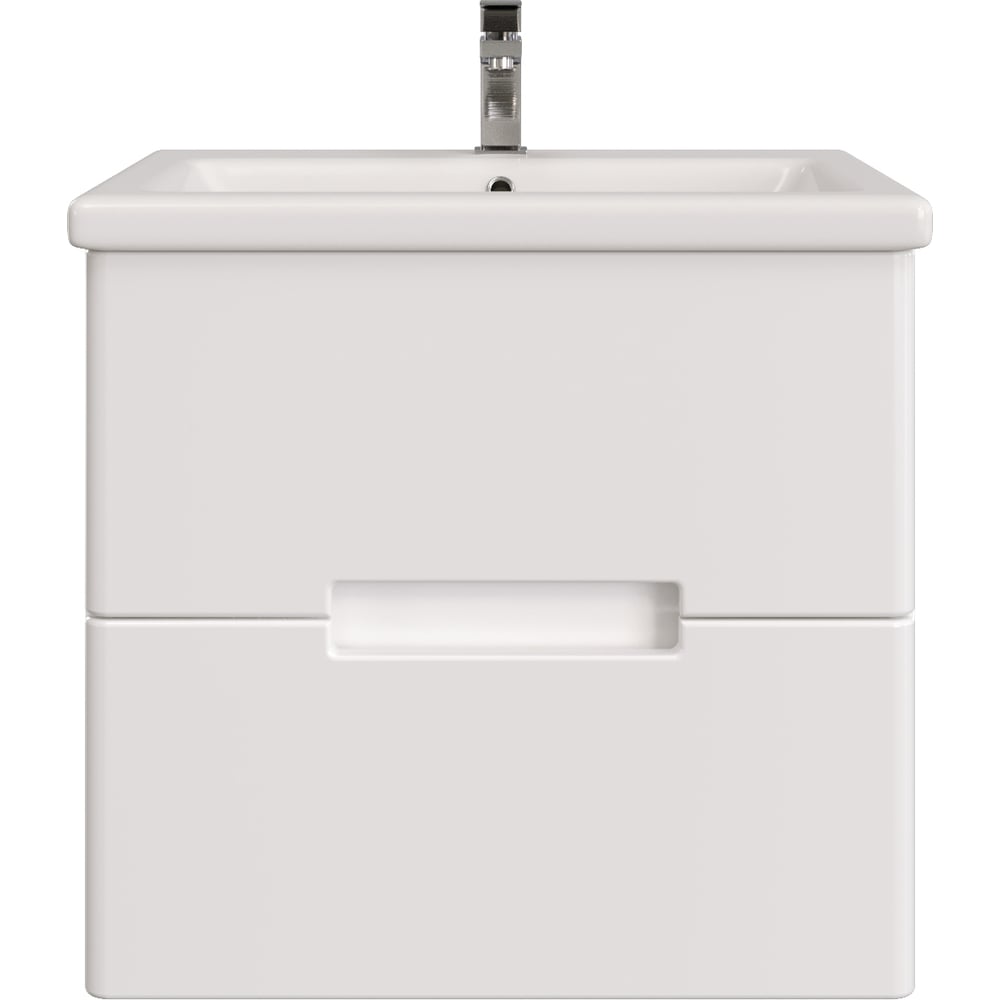 Изображение товара Тумба подвесная Sanstar Ориана 50 с раковиной Como 50 современный комплект для ванной