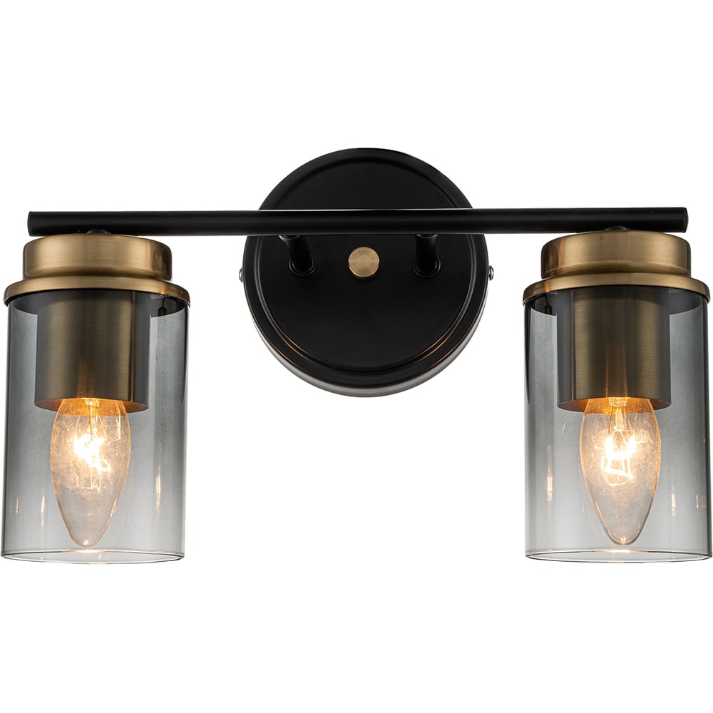 Изображение товара Настенный светильник ESCADA E14*40W Black/Brass 2118/2A