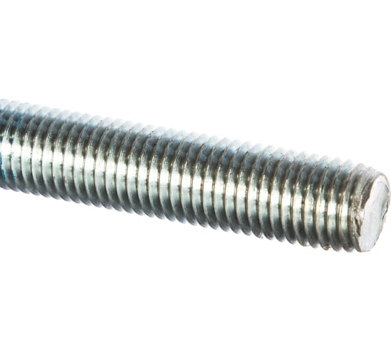 Изображение товара Усиленная штанга Стройбат DIN 976 М24х1000 белый цинк 1 шт 551270
