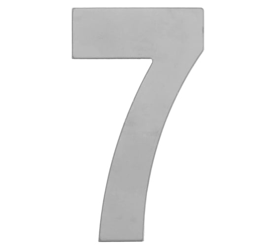 Изображение товара Номер дверной Marlok 7, металл, CP хром 027301