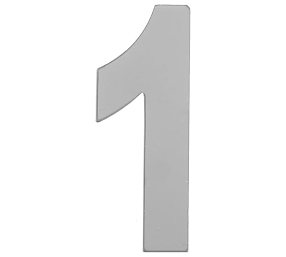 Изображение товара Номер дверной Marlok 1 металл, CP хром 027295