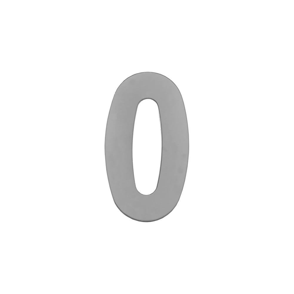 Изображение товара Дверной номер Marlok 0 металл хром 75x40 мм с клеевой основой