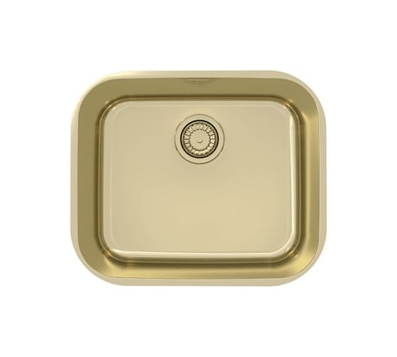 Изображение товара Мойка ALVEUS VARIANT MONARCH 10 GOLD 480х400х180 мм, в комплекте с выпуском, без сифона 1113575