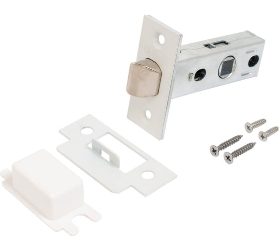 Изображение товара Защёлка Аллюр АРТ L45-8 W матовый белый, торц. планка 25 мм, б/ручек 14551