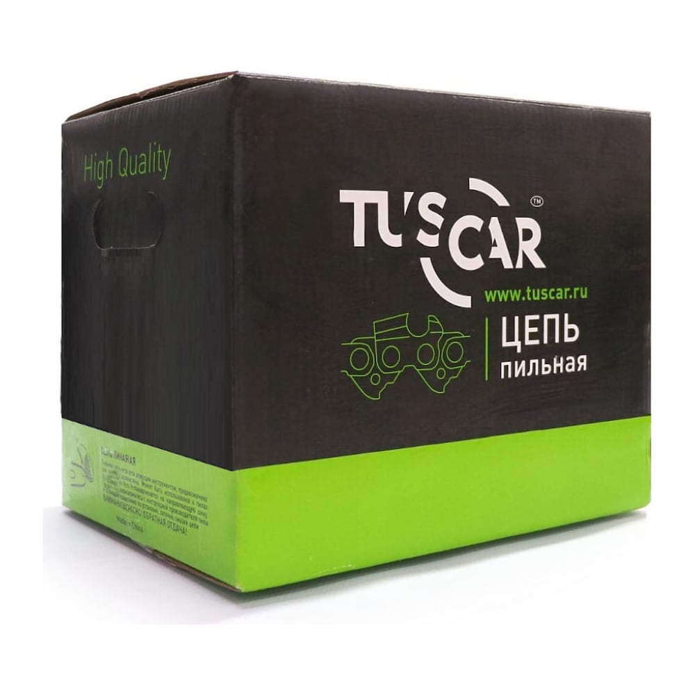 Изображение товара Цепь пильная TUSCAR 3/8 дюймов 1.3мм 55 звеньев для шины 16 дюймов