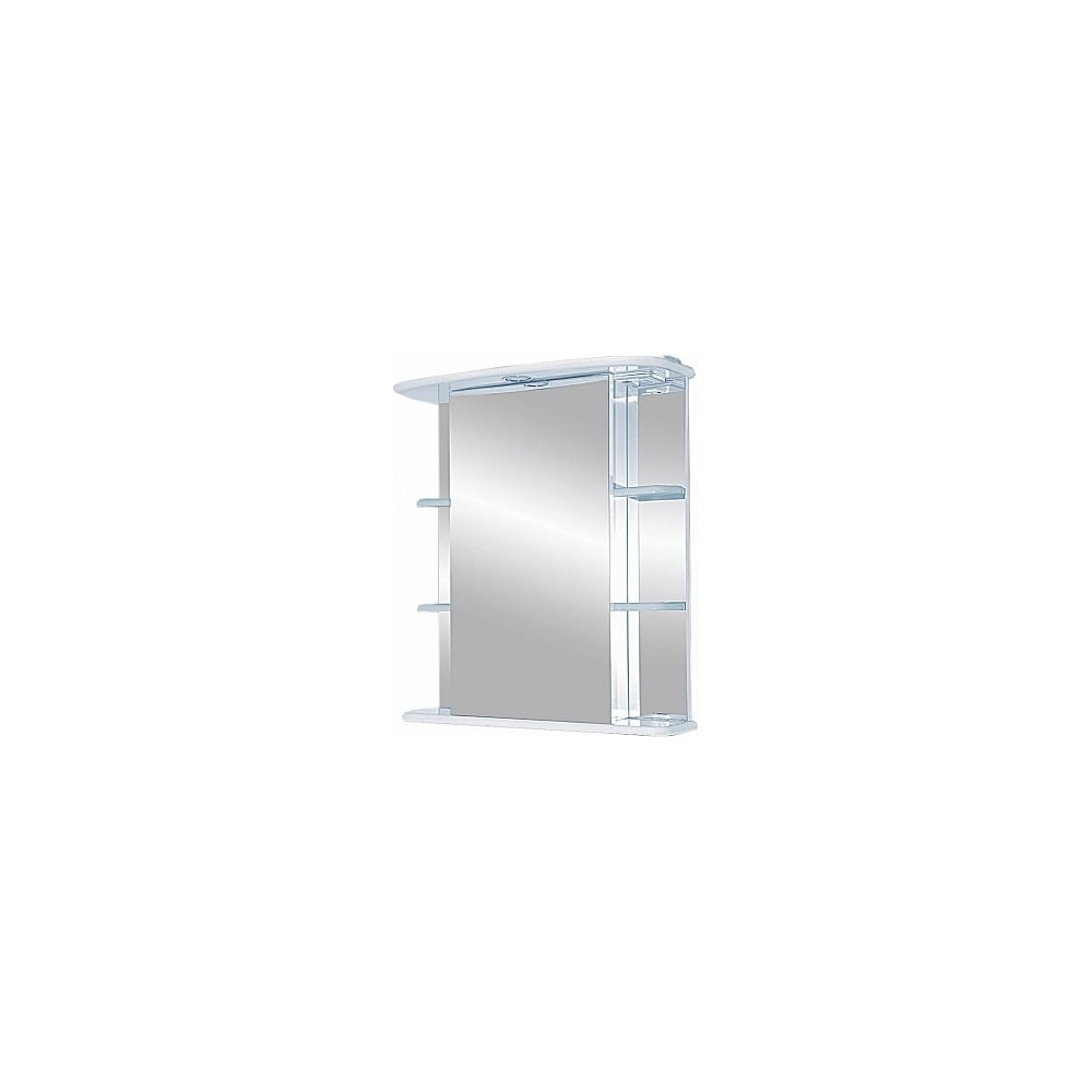 Левый зеркальный шкаф Misty ы искусственные магнолия 5х56 см белый