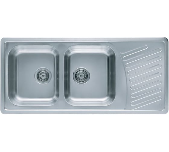 Изображение товара Мойка ALVEUS ELEGANT 70 SAT-90 1110х510 мм, 2X в комплекте с сифоном 1130555 1009386